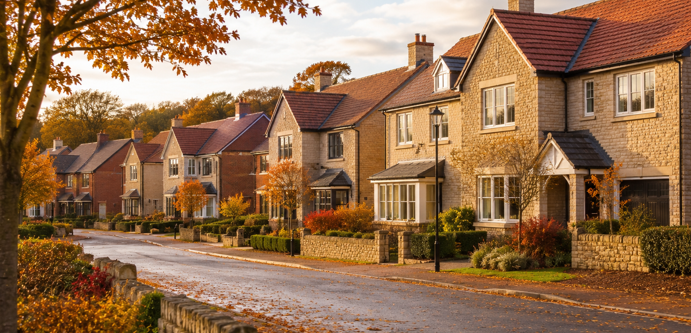 Image of autumnal street